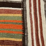 7x14 Wool Runner Rug, Long Wide Rug, 212x438Cm Rare Size Rug,Turkish Runner