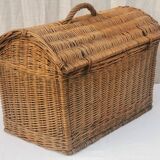 Large vintage wicker basket