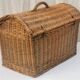 Large vintage wicker basket