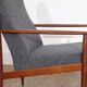 Fauteuil scandinave en teck 1960