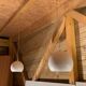 2 Scandinavian metal pendant lights