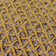 Carpet in jute and yellow cotton 120 x 170 cm