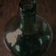 Bonbonne Dame Jeanne Collection Viresa en verre vert