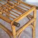 Vintage bamboo stool or bamboo luggage rack, ottoman