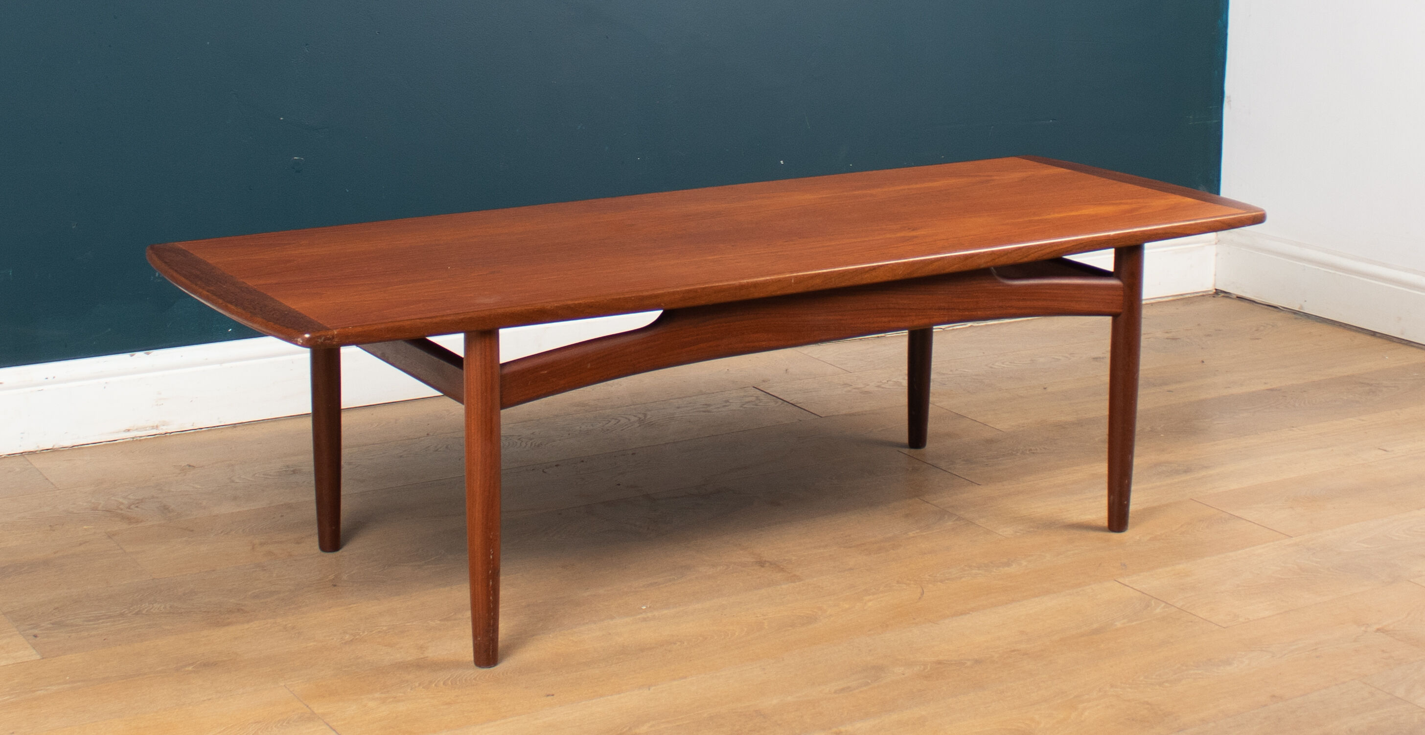 Retro teak 1960s G-Plan coffee table by Victor Wilkins