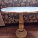 Alabaster pedestal table