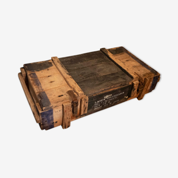 Wooden military crate