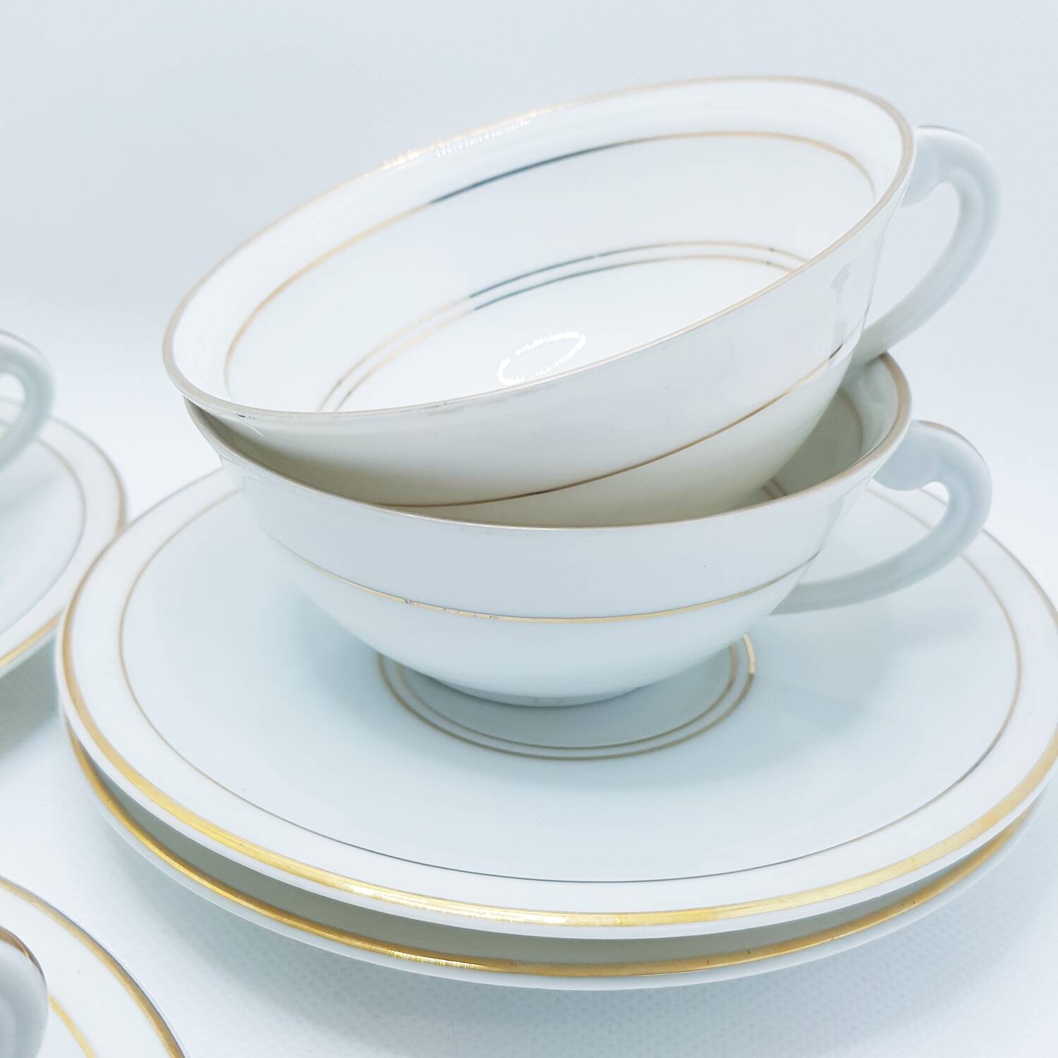 Charles Ahrenfeldt art deco teacups
