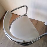 Pair of vintage canteliver armchairs from Zug, Victoria, Switzerland.