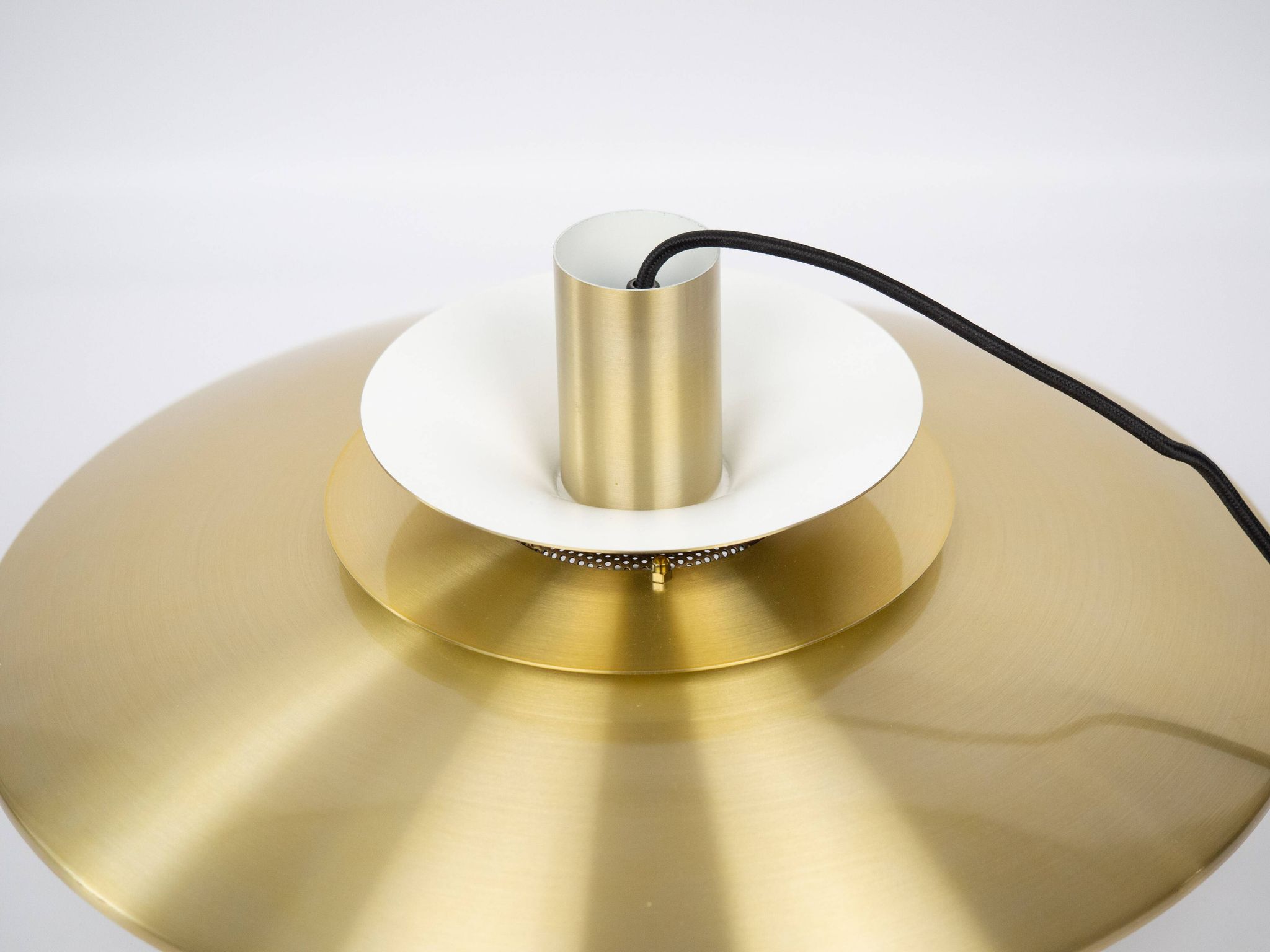Vintage suspended lamp Verona Danish by Kurt Wiborg, Jeka, 1980s