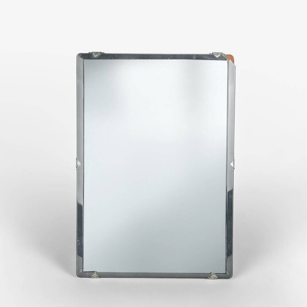 Miroir de table biseauté sur pied Art Nouveau