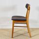 Ensemble de quatre chaises Farstrup danoises en chêne