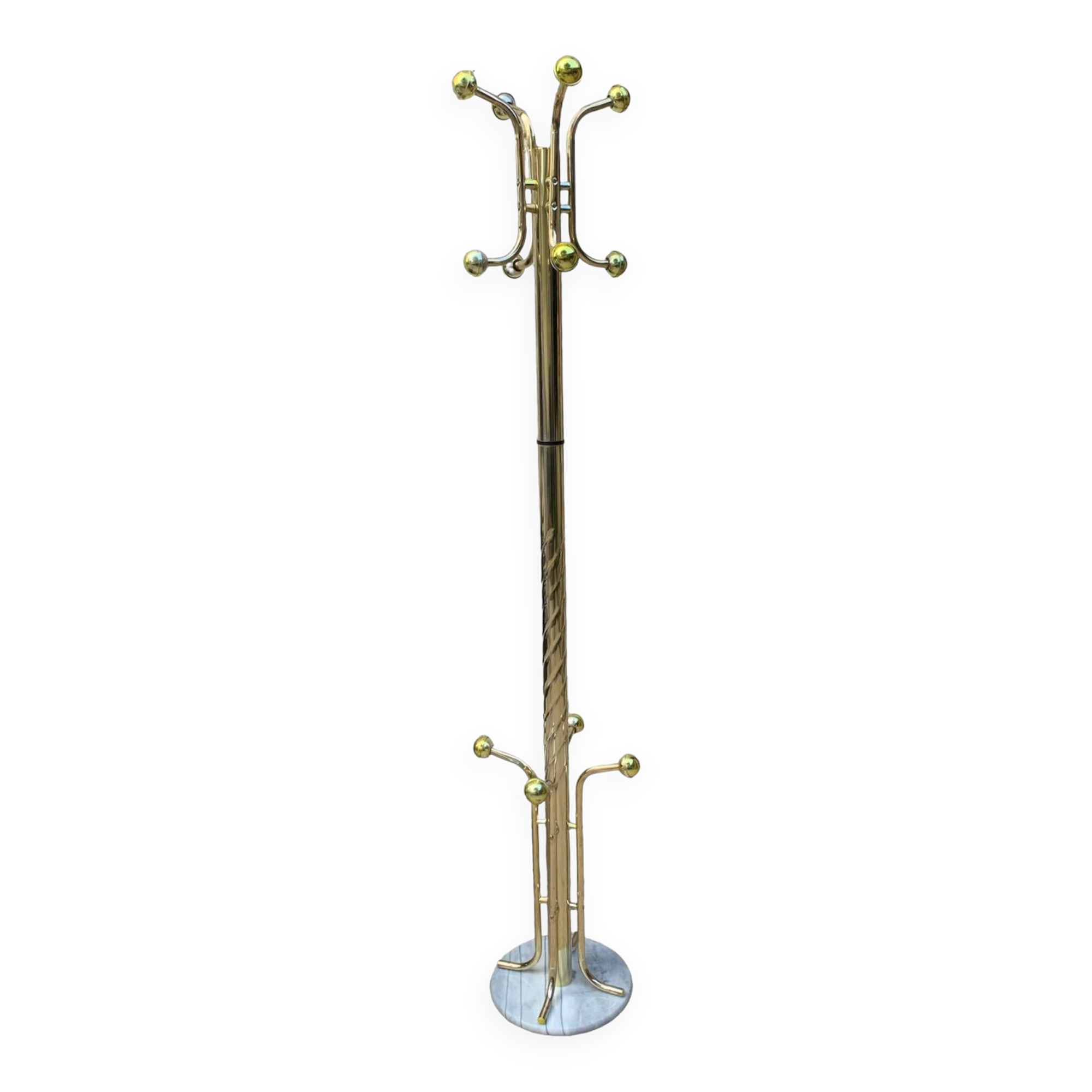 Vintage metal parrot coat rack