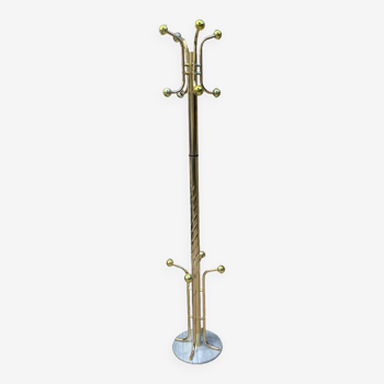 Vintage metal parrot coat rack