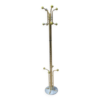 Vintage metal parrot coat rack