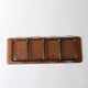 Plateau  aperitif en teck design scandinave digsmed 1960