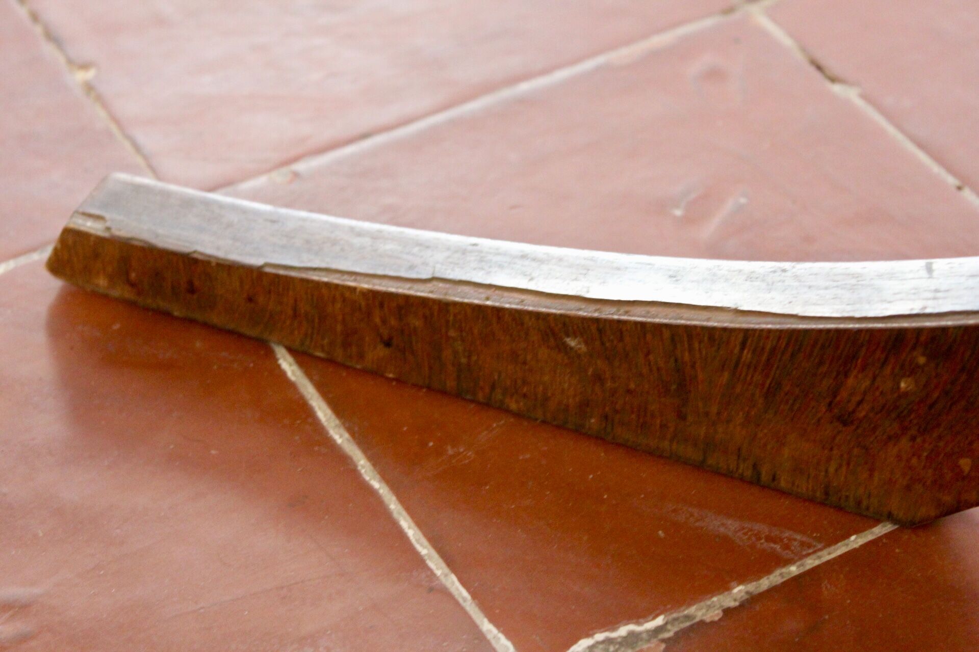 Table basse ovale marbre et palissandre