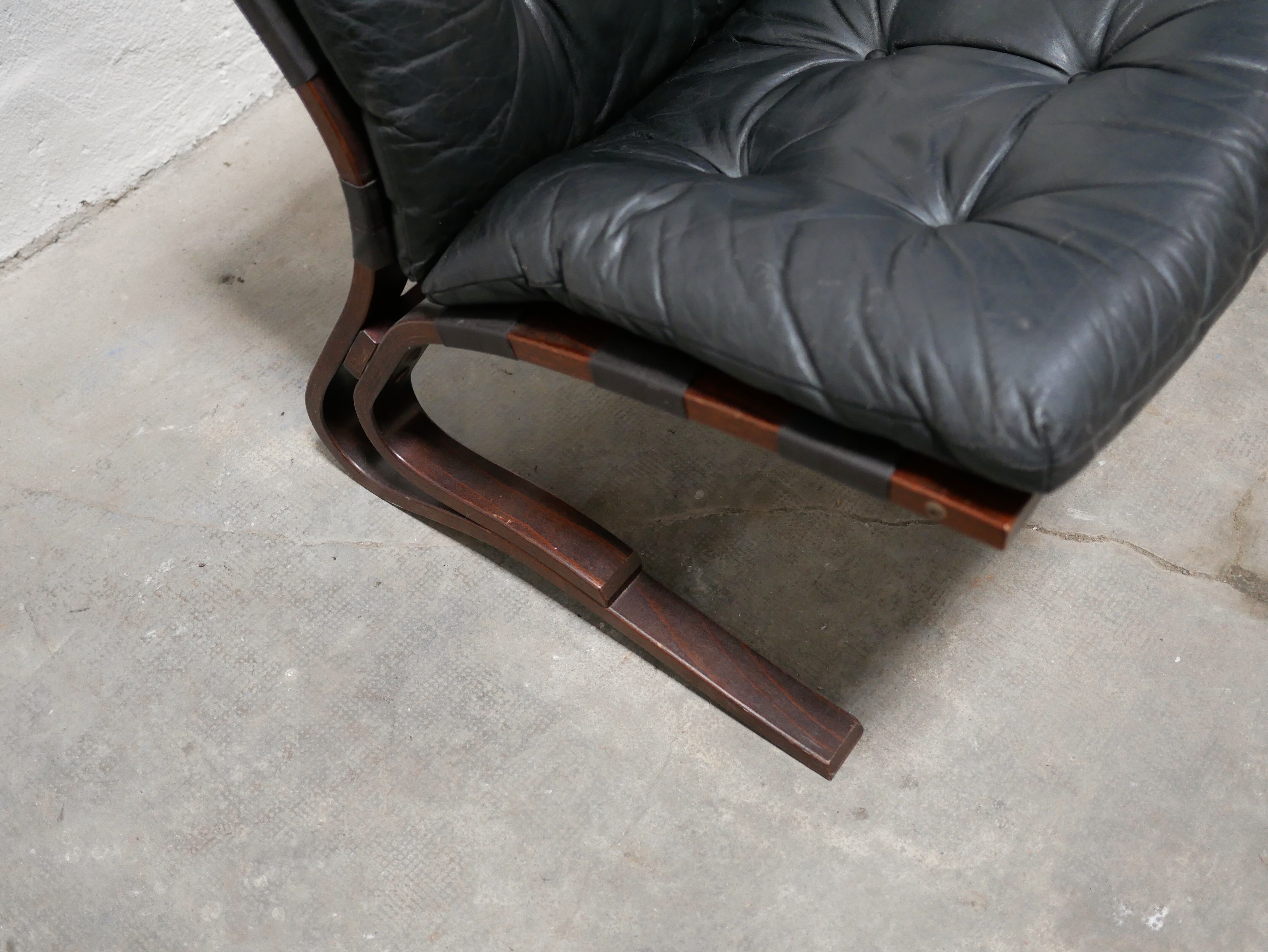 Scandinavian armchair by E. and N. Solheim for Rybo Rykken editions