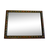Early century Florentine mirror of bevelled intertwined fruit