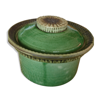 Signed covered pot