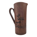 Pichet carafe eau fraîche en potterie terre cuite
