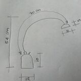 Arc design table lamp italy