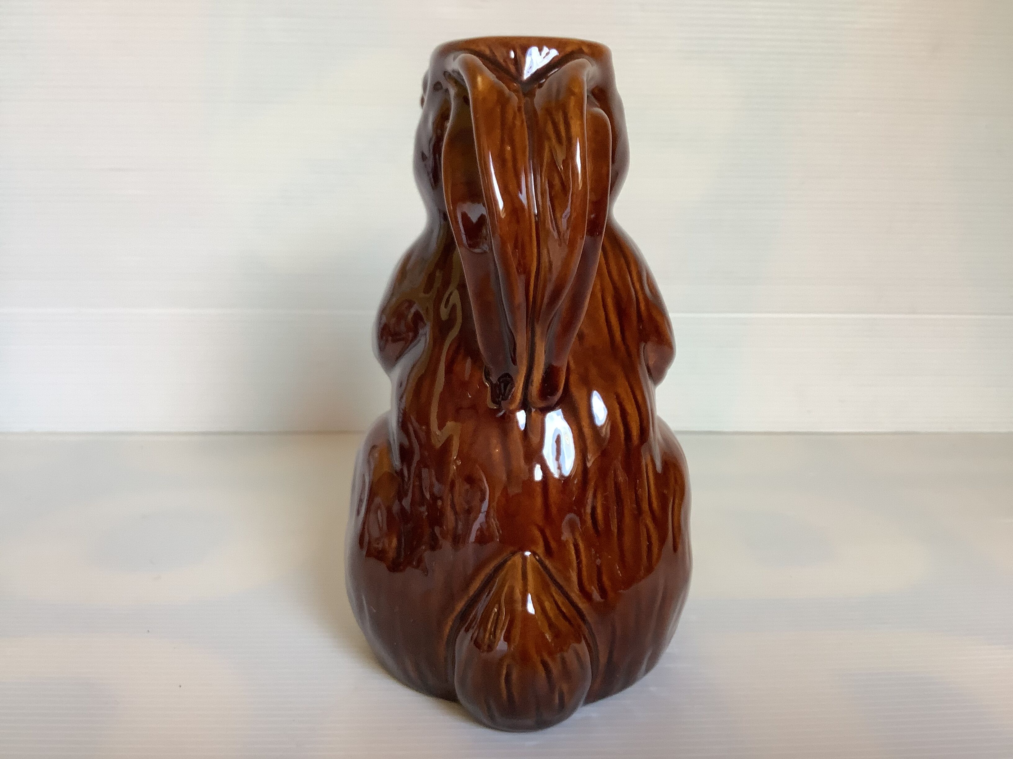 Zoomorphic pitcher in the shape of a rabbit