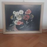 Painting bouquet of flowers