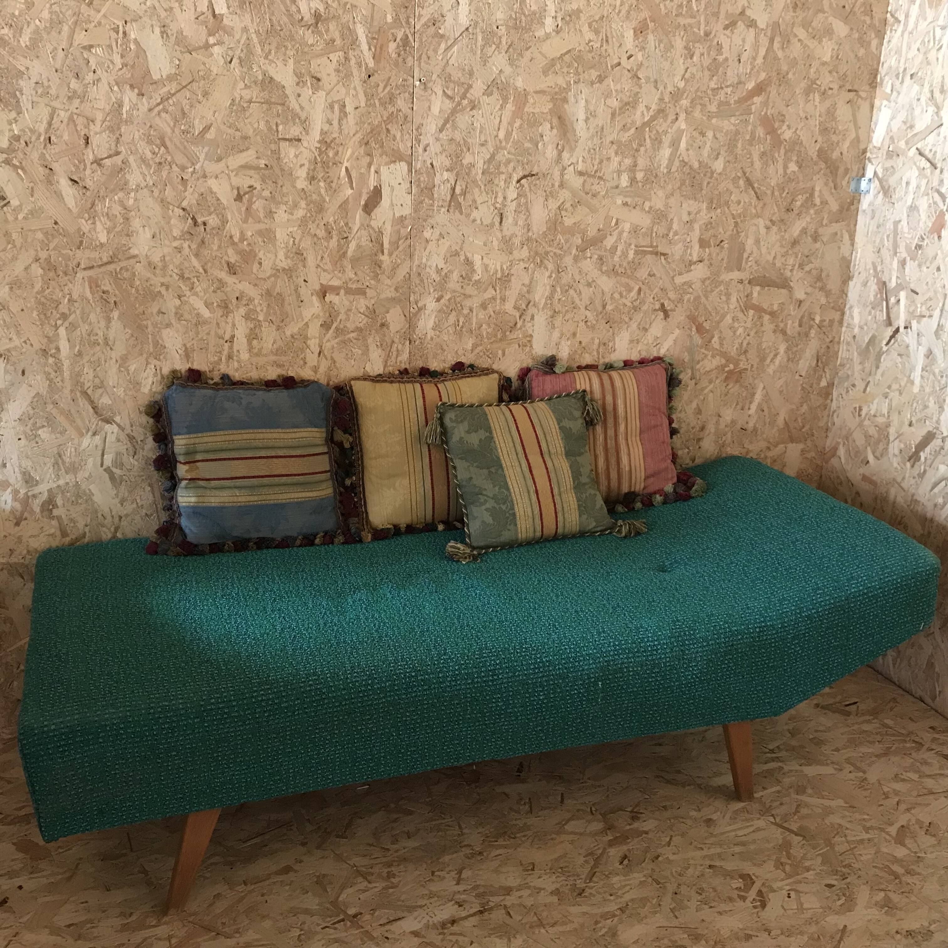 Vintage 1980s daybed chaise longue