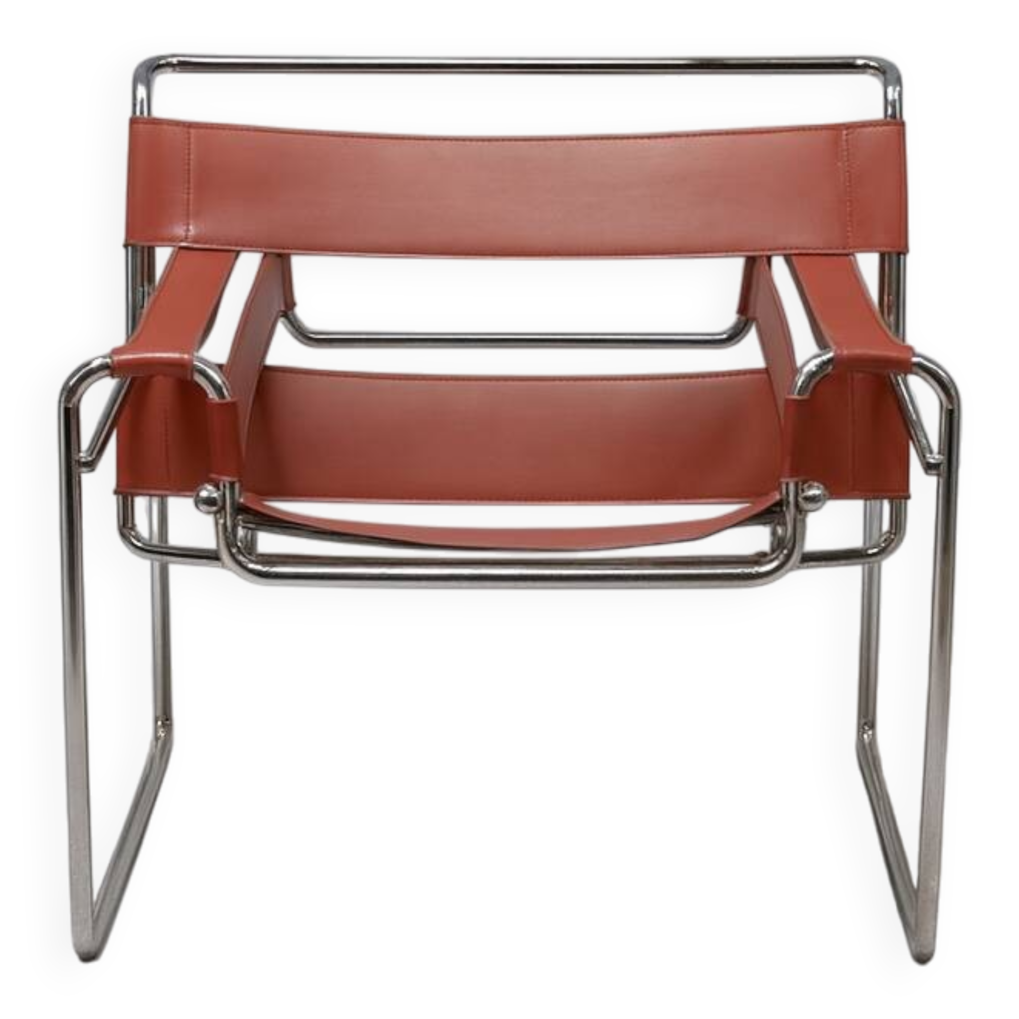Vintage armchair in the style of the Wassily B3 by Marcel Breuer
