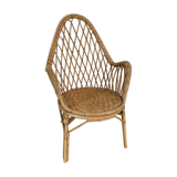 Rattan armchair