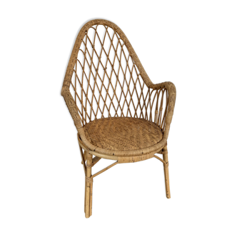 Rattan armchair