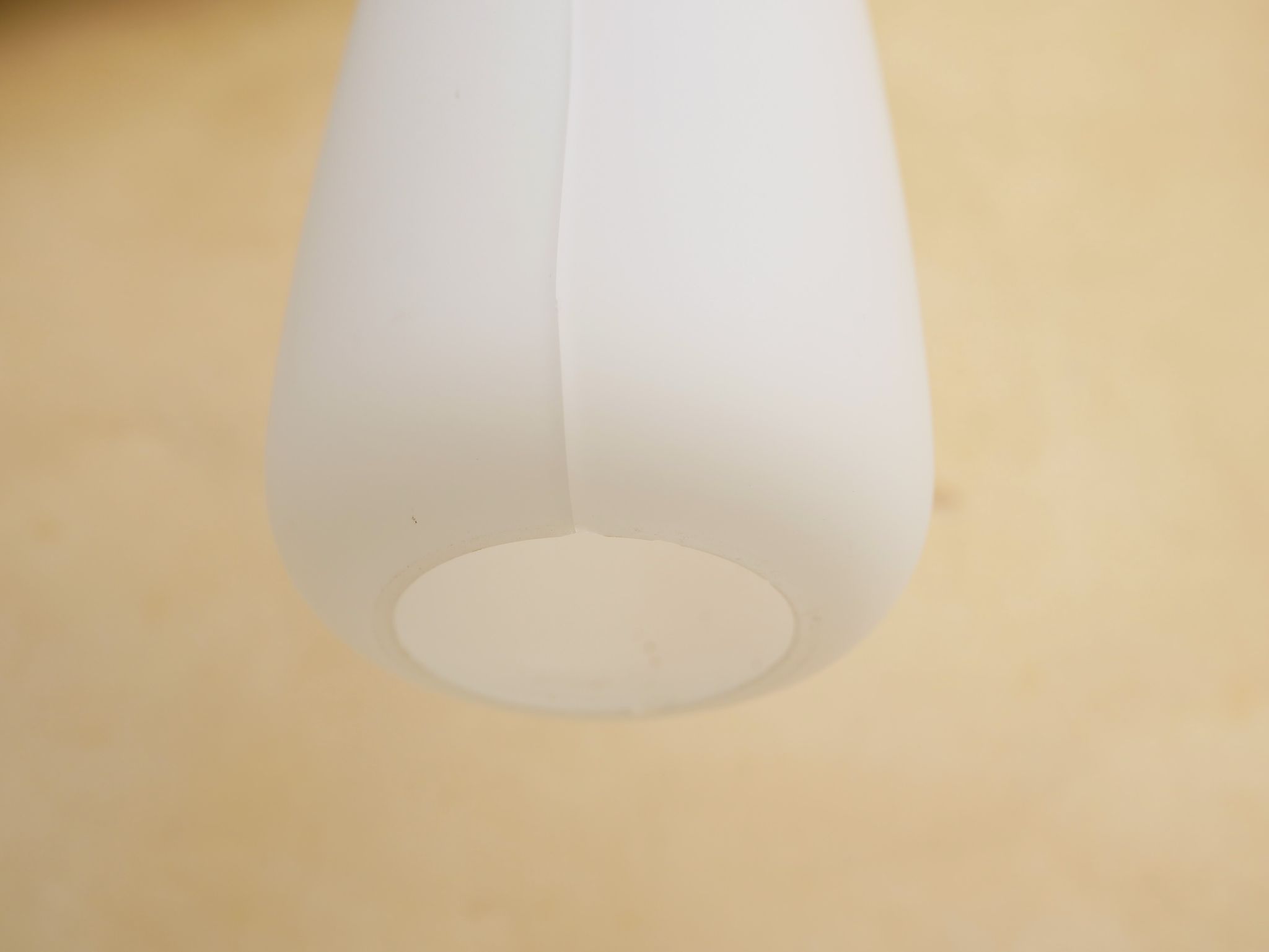 Scandinavian suspension opaline and teak by Uno and 'Sten Kristiansson' for Luxus editions