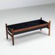 Hugo Frandsen large planter in rosewood Spottrup Denmark 1960