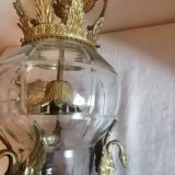 Chandelier, empire style lantern.