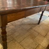 Farmhouse table chene massive