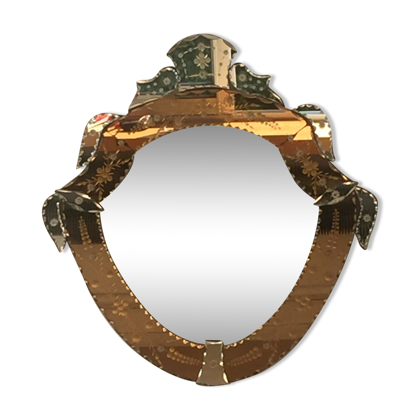 mirror Venetian murano 60x63cm
