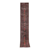 Vintage Turkish Oushak Rug Handwoven 65x407 cm