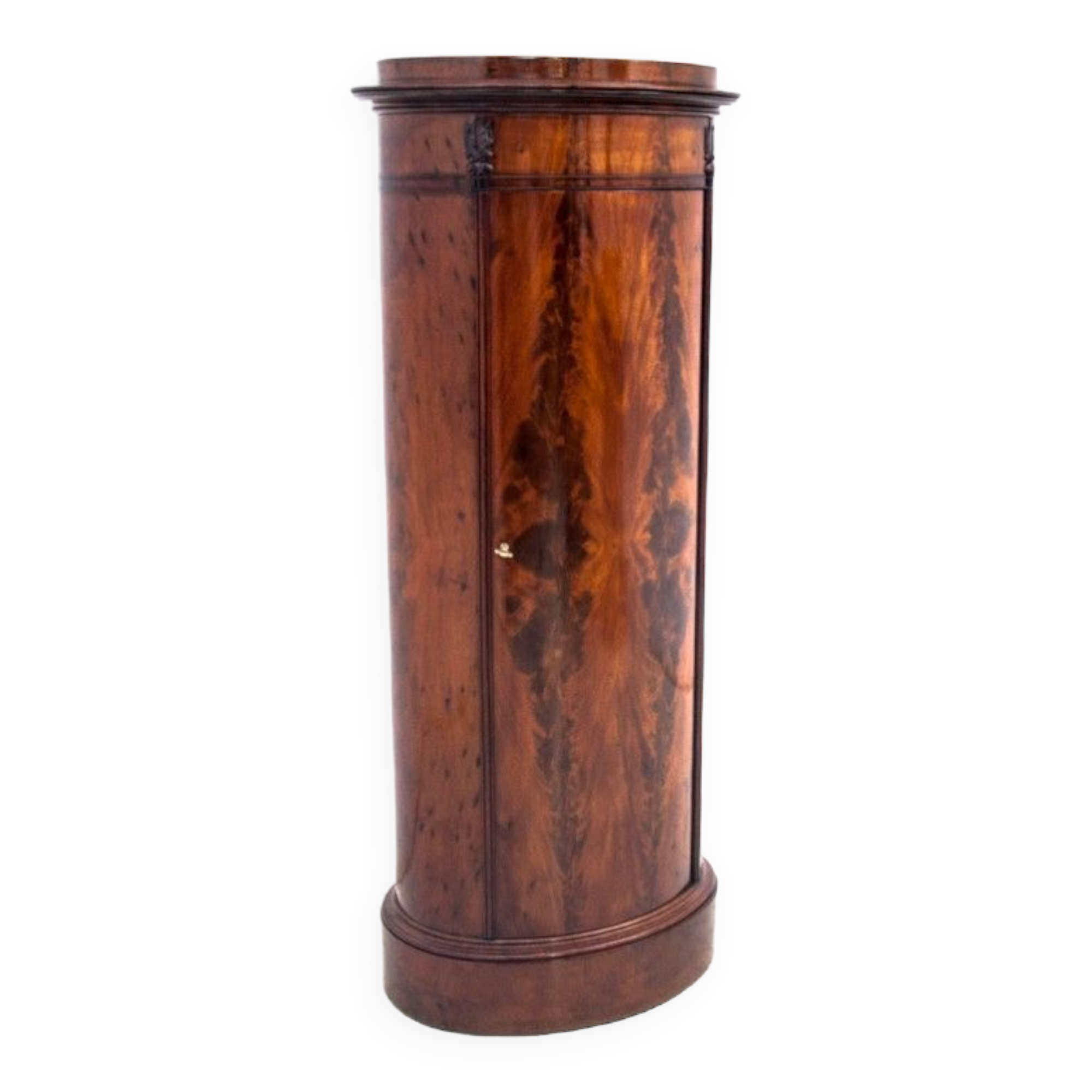 Biedermeier pillar chest of drawers, Northern Europe, around 1850.