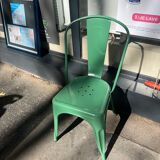 Green metal stackable chair sklum tolix spirit