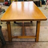 Solid wood dining table