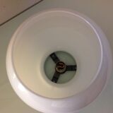 Ceiling light globe opened in opaline white vintage 60