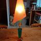 Lampe vintage plastique