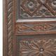 Unique 18th-century English oak wainscot chair with amazing woodcarving
