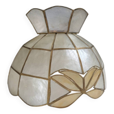 Vintage mother-of-pearl lampshade