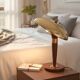 Lampe style Art Déco articulée - Bois et laiton - 1930