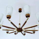 Large Vintage Scandinavian Pendant Light 60s