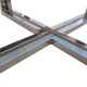 Vintage coffee table in brass and chrome, 1970