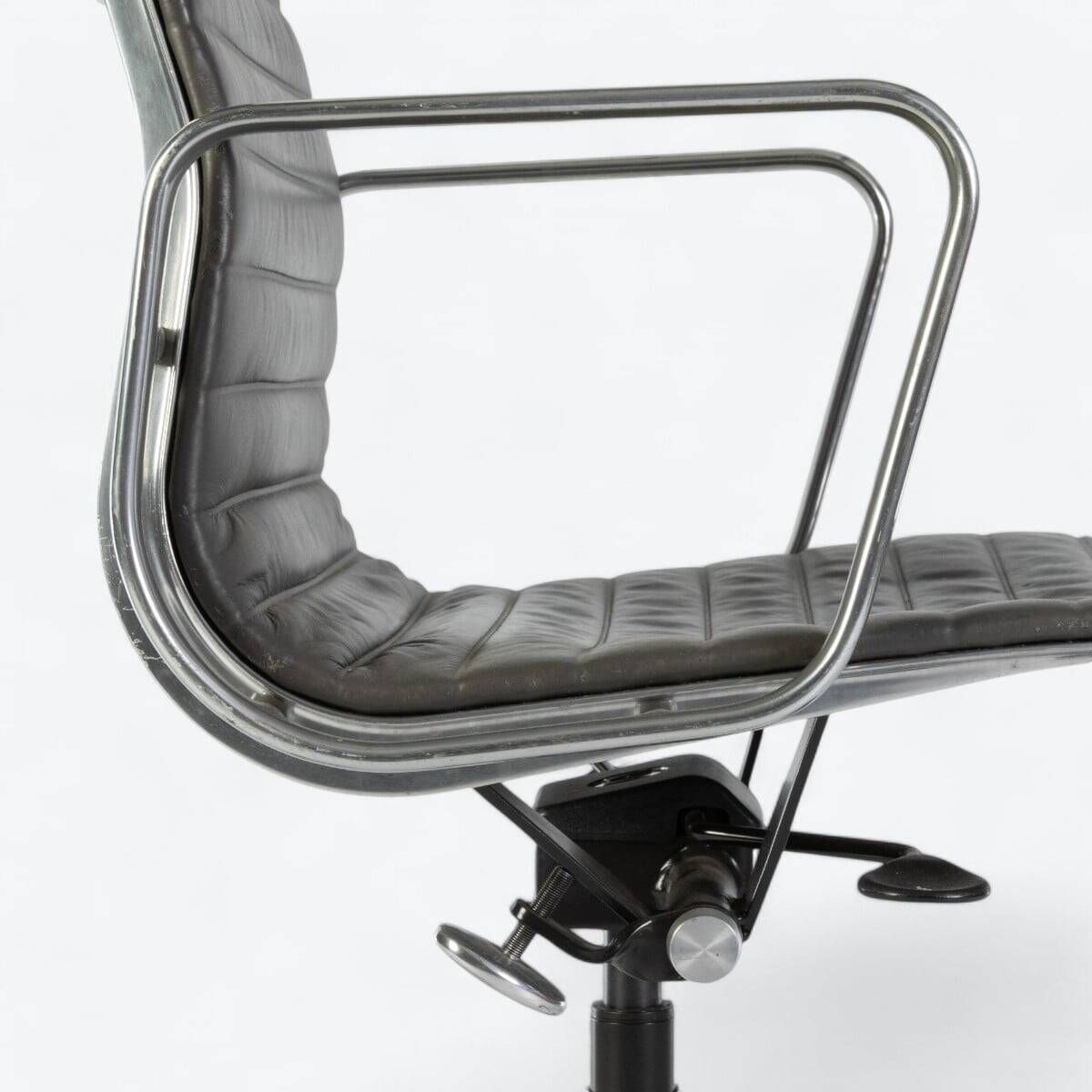 Grey Herman Miller Original Eames EA337 High Back Office Chair Castor Base