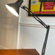 Lampe Twist vintage noire